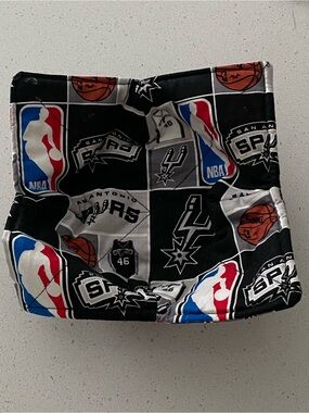 Microwave case with design of San Antonio Spurs Kids' Black NBA